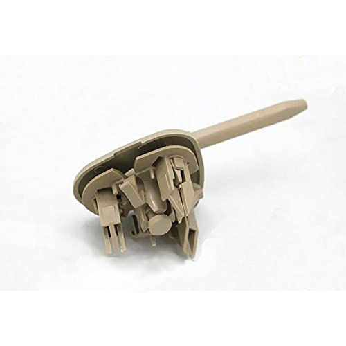 QASULER Auto-Innensonnenblende, Sonnenschutz, Frontscheibe, Sonnenblende, blendfreier Sonnenschutz mit Spiegel-Set, for Toyota, for Corolla 2003–2012, Beige Auto-Sonnenblende(Left Buckle) von QASULER