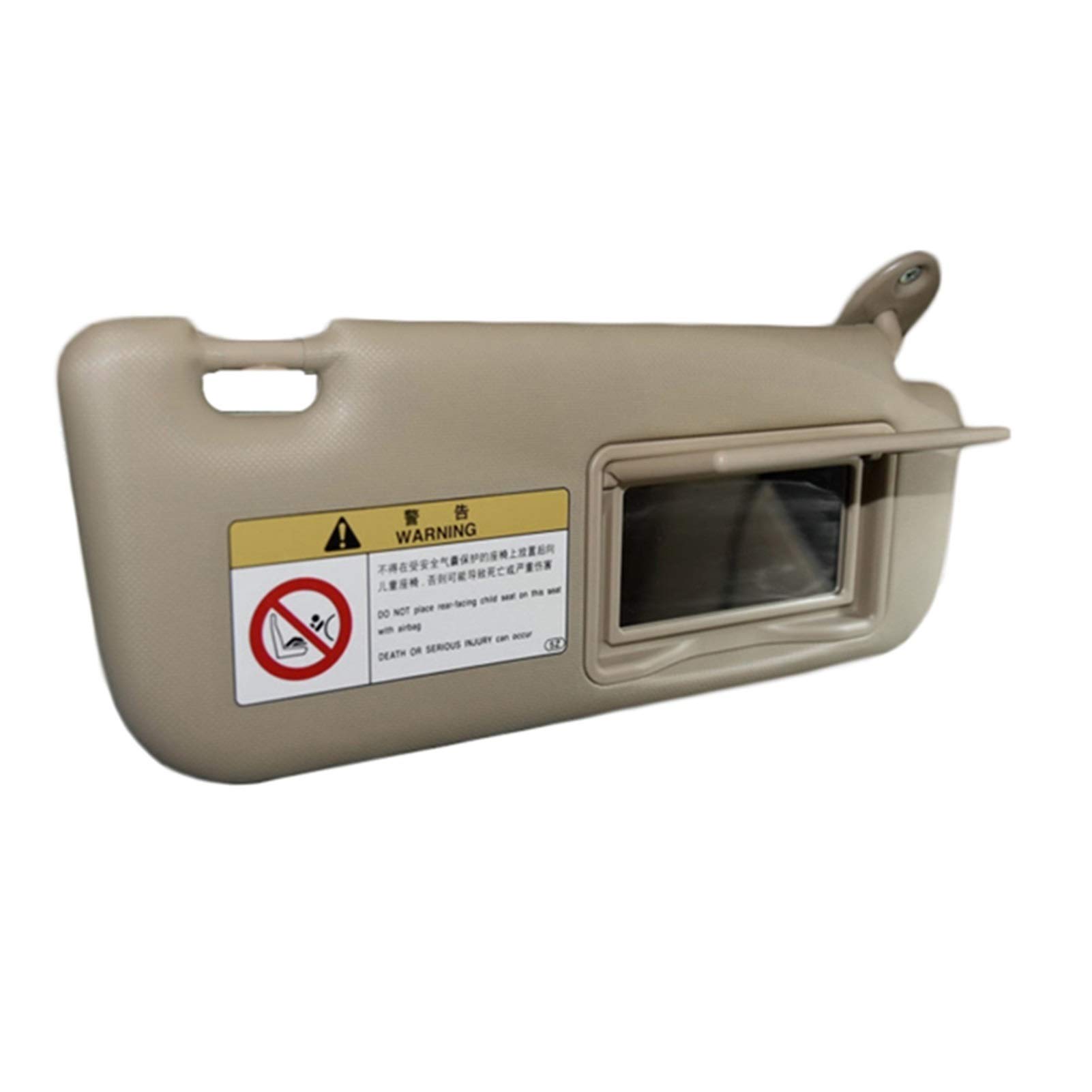 QASULER Auto-Innensonnenblende, Windschutzscheibe, Sonnenschutz, Sonnenschutz mit Spiegel-Sonnenblende, for Corolla 2014 2015 2016 2017 2018 Auto-Sonnenblende(Beige Right) von QASULER