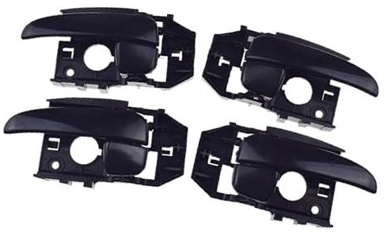 QASULER Auto-Innentürgriff/Abdeckung Links/rechts, for Elantra, 2001–2006 826112D000 826212D000 826102D000 826202D000 Autotürgriffabdeckung(Black Door Handle 4pcs) von QASULER