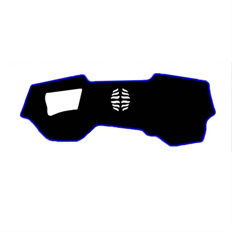 QASULER Auto Innere Armaturenbrett Abdeckung Auto Dash Matte Teppich Cape Sonnenschutz Anti-UV Dashmat Pad Protector, for, x3 G01 2018 2019 2020 2021 Armaturenbrettabdeckung(Blue LHD with HUD) von QASULER