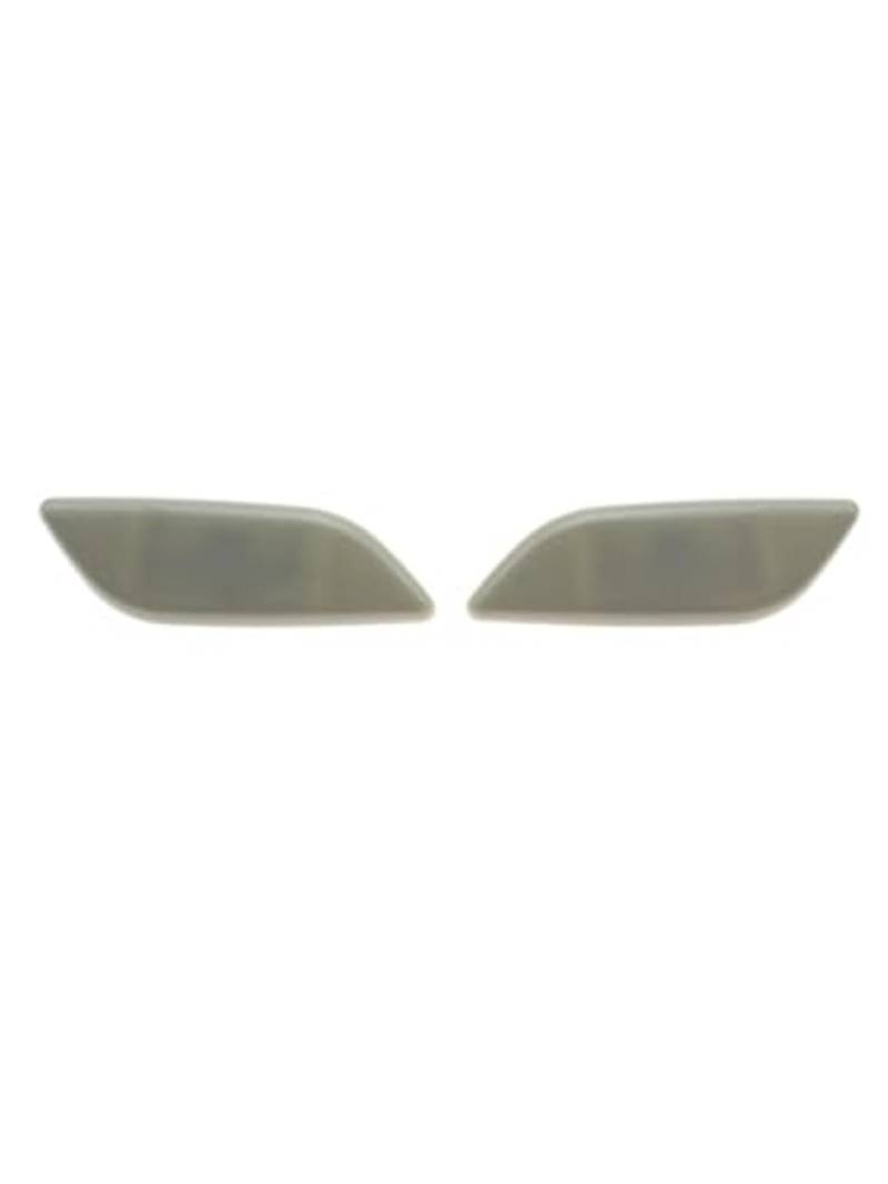 QASULER Auto-Scheinwerfer-Waschdüsenabdeckung, for Mazda, 3 M3 Axela 2013 2014 2015 2016, Scheinwerfer-Wassersprühdüsenkappe BKC6-51-8H1 BKC6-51-8G1 Abdeckung für Autowaschdüsen(Black Set) von QASULER