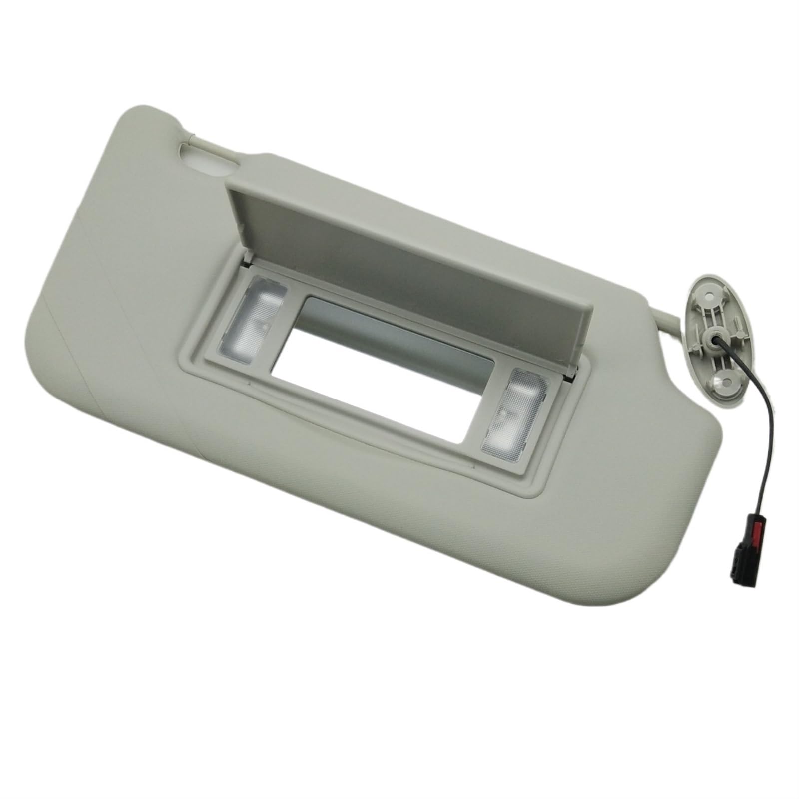 QASULER Auto-Sonnenblende, for Ford, for Focus (2012–2017), mit einem Make-up-Spiegel in hellgrauer Fahrer-/Beifahrerseite Auto-Sonnenblende(Right (Passenger)) von QASULER