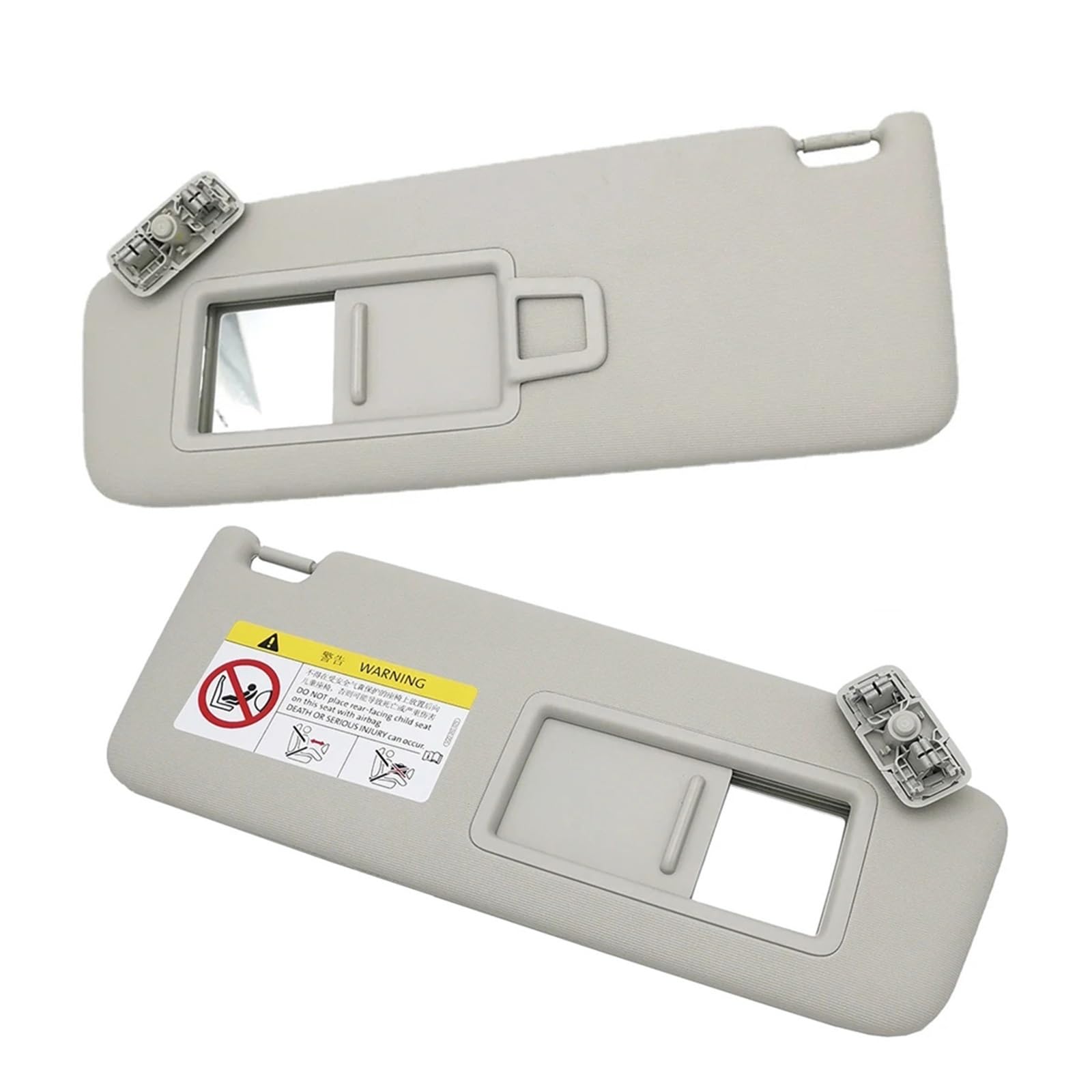 QASULER Auto-Sonnenblende mit Spiegel, for Golf 7, for Jetta, MK7 T-Cross, for Passat B8 CC E-Golf, for T-ROC, Autoteile Auto-Sonnenblende(Left and Right) von QASULER