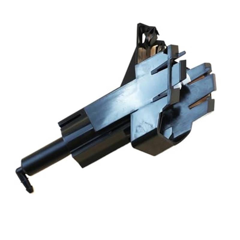 QASULER Auto Styling 1PCS Scheinwerfer Waschpumpe Scheinwerfer Düse Spray Reinigung Actuatfür for Kappe Abdeckung, for NISSAN, for Qashqai, J10 2007-2015 Abdeckung für Autowaschdüsen(BLACK Right Nozzl von QASULER