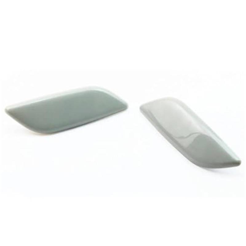 QASULER Auto Styling 2PCS Frontstoßstange Scheinwerfer Wassersprühdüsenabdeckung Scheinwerferwaschdüsenkappe, for Mazda, 3 M3 Axela 2014-2016 Abdeckung für Autowaschdüsen von QASULER