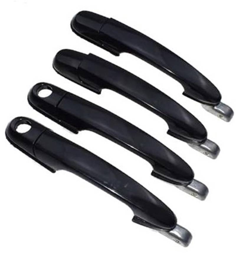 QASULER Autoaußenseite Vorne Links, for Hyundai, for Tucson 2005 2006 2007 2008 2009 Schwarzer Außentürgriff Vorne Hinten Rechts Links 83660-2E000,82660-2E020,83650-2E000,82650-2E020 Auto-Außentürgrif von QASULER