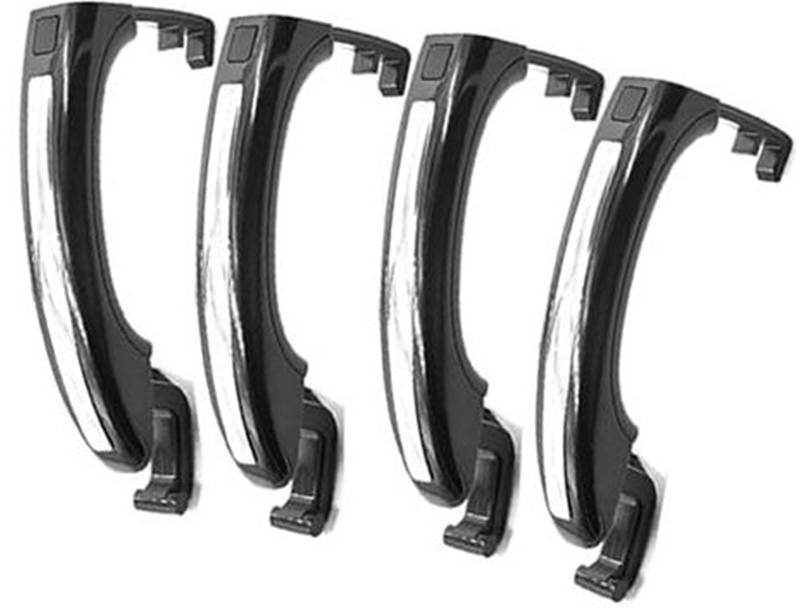 QASULER Autoaußenseite vorne links, for Q7 2007 2008 2009 2010 2011 2012 2013 2014 2015, for Smart, Sensor Außentürgriff 4L0837205A 4L0837205B Großhandel 4St Auto-Außentürgriffabdeckung(BLACK 4 Pcs Bl von QASULER