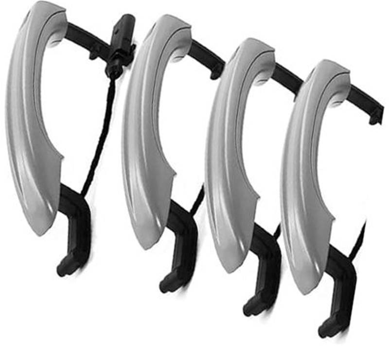 QASULER Autoaußenseite vorne links, for Q7 2007 2008 2009 2010 2011 2012 2013 2014 2015, for Smart, Sensor Außentürgriff 4L0837205A 4L0837205B Großhandel 4St Auto-Außentürgriffabdeckung(BLACK 4 Pcs Gr von QASULER