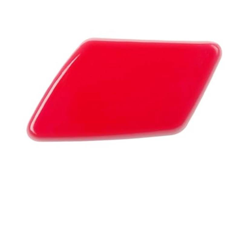 QASULER Autozubehör Frontstoßstangen-Scheinwerferwaschanlage Sprühreiniger-Düsenabdeckkappe, for Volvo, S40 V50 2005 2006 2007 39991798 39991799 Abdeckung für Autowaschdüsen(Black Red LH) von QASULER