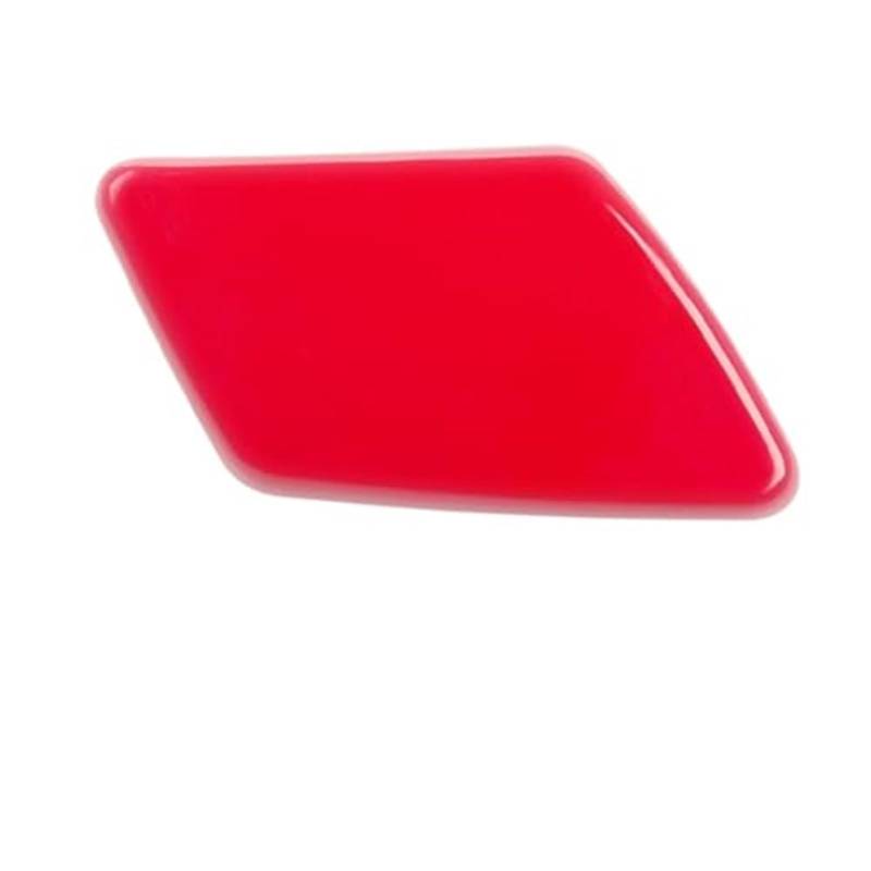 QASULER Autozubehör Frontstoßstangen-Scheinwerferwaschanlage Sprühreiniger-Düsenabdeckkappe, for Volvo, S40 V50 2005 2006 2007 39991798 39991799 Abdeckung für Autowaschdüsen(Black Red RH) von QASULER