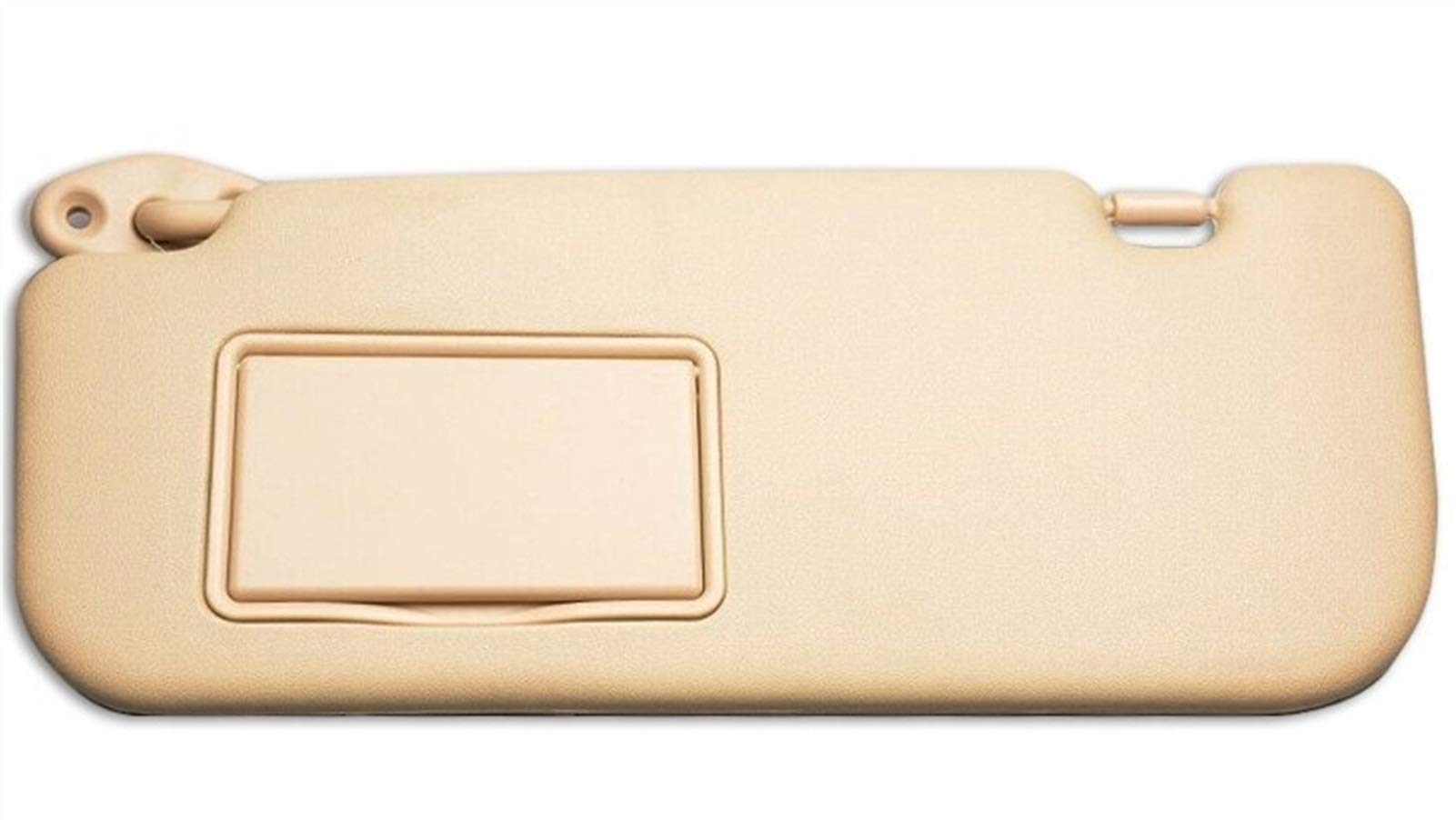QASULER Autozubehör Grau Beige Sonnenblende mit Make-up-Spiegel und Schrauben, for Corolla 2014 2015 2016 2017, 74320-02B21 74310-02K91 Auto-Sonnenblende(Left beige) von QASULER