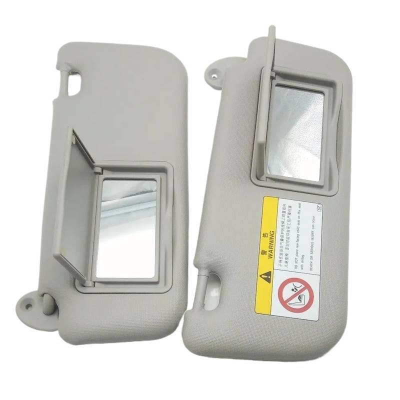 QASULER Autozubehör-Sonnenblende, for Toyota, for Corolla, 2014–2017, mit Make-up-Spiegel-Sonnenblende 74320-02B21 74310-02K91 Auto-Sonnenblende(Right Side RH) von QASULER