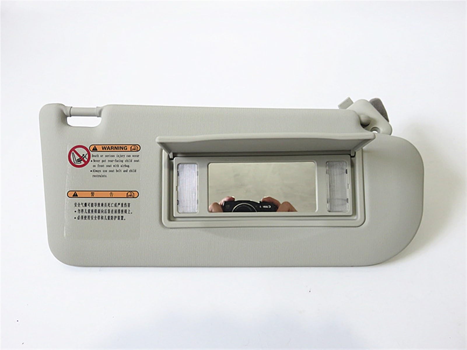 QASULER Autozubehör mit Lampen-Sonnenblende mit Make-up-Spiegel-Sonnenblende, for Mazda 6 M6 Auto-Sonnenblende(RH Passenger Side) von QASULER