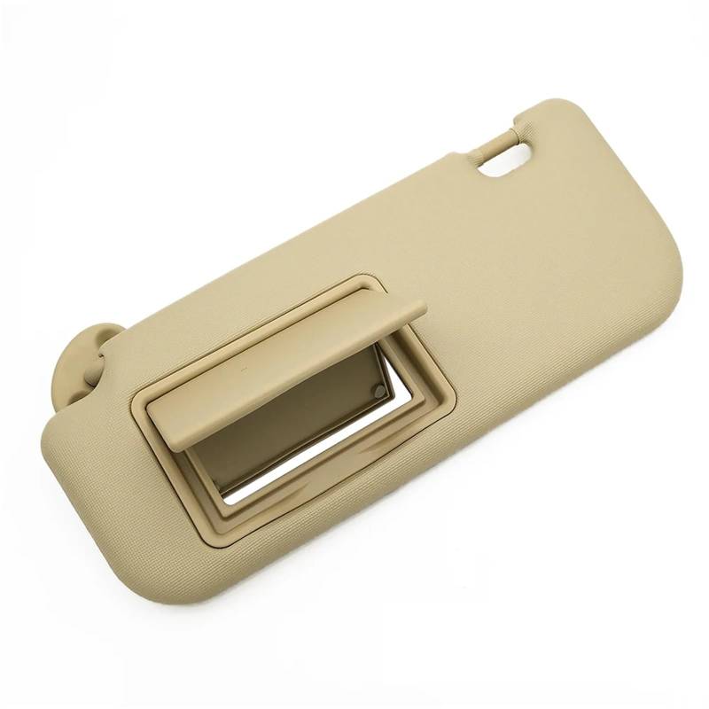 QASULER Beige Links/rechts Auto-Innenraum-Sonnenblende mit Spiegel, for Toyota, for Corolla, 2014 2015 2016 2017 2018 Auto-Sonnenblende(Left beige) von QASULER
