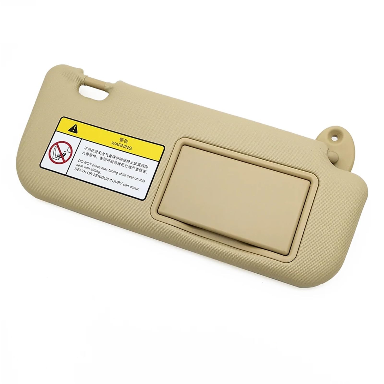 QASULER Beige Links/rechts Auto-Innenraum-Sonnenblende mit Spiegel, for Toyota, for Corolla, 2014 2015 2016 2017 2018 Auto-Sonnenblende(Right beige) von QASULER