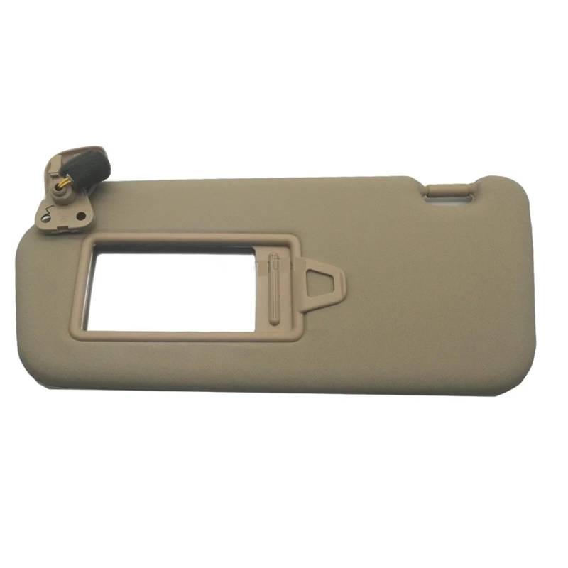 QASULER Beigefarbene Auto-Sonnenblende mit Spiegel, for Hyundai, Accent 2005 2006 2007 2008 2009 Auto-Sonnenblende von QASULER