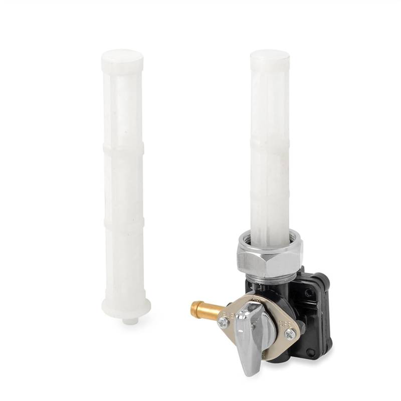 QASULER Benzinhahn, 22 mm, linker Ausgang, for Harley, Flstf Fxdl Flht Flst Fxstb Flhr Fxst 2002–2006 61338–02 Vakuumsystem-Benzinhahn von QASULER