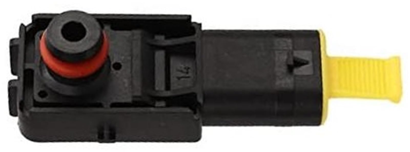 QASULER Bremskraftverstärker Drucksensor 5Q0906207A Sensitiv Kompakt Starke Leistung Schwarz, for B9 Avant 8W5 Bremsdrucksensor für Autos von QASULER