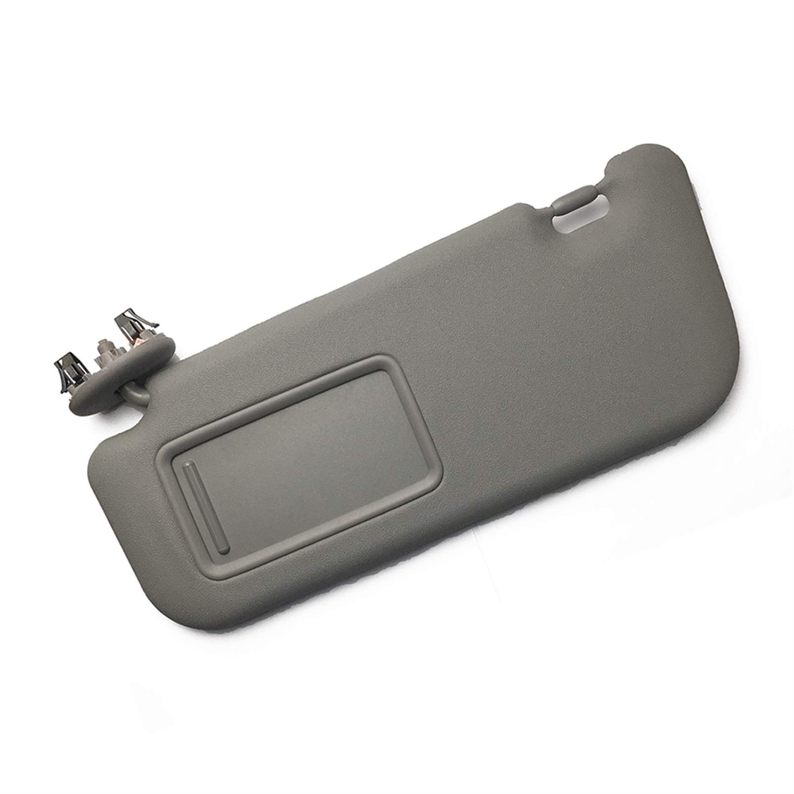 QASULER Dunkelgraue Innensonnenblende mit Spiegel, for Toyota, for Yaris 2008–2013, Sonnenschutz, Sonnenschutz, Auto-Sonnenblende Links Auto-Sonnenblende von QASULER