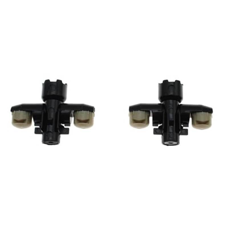 QASULER Frontscheinwerfer-Waschmaschinenabdeckung, Scheinwerfer-Sprühdüse, Strahlkappe, for Subaru, Outback BS9 2018 2019 2020 86636AL170 86636AL180 Abdeckung für Autowaschdüsen(Black Nozzle) von QASULER