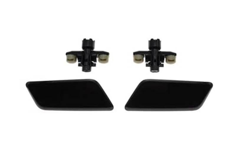 QASULER Frontscheinwerfer-Waschmaschinenabdeckung, Scheinwerfer-Sprühdüse, Strahlkappe, for Subaru, Outback BS9 2018 2019 2020 86636AL170 86636AL180 Abdeckung für Autowaschdüsen(Black Set) von QASULER