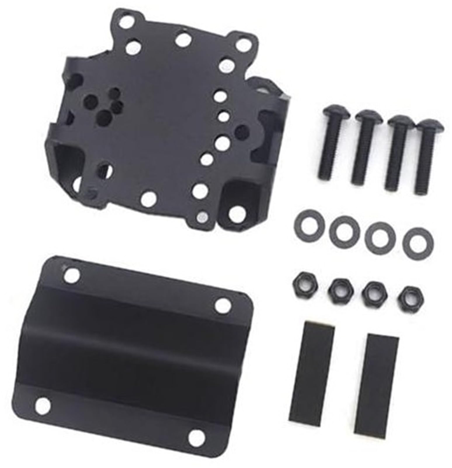 QASULER GPS Moto Telefon Halterung, for CRF1000L, for CRF 1000 L, for Afrika, for Twin 2018-2020 Handy Navigation Halterung GPS USB Telefon Aufladen Motorrad-Telefonhalterung(Black A) von QASULER