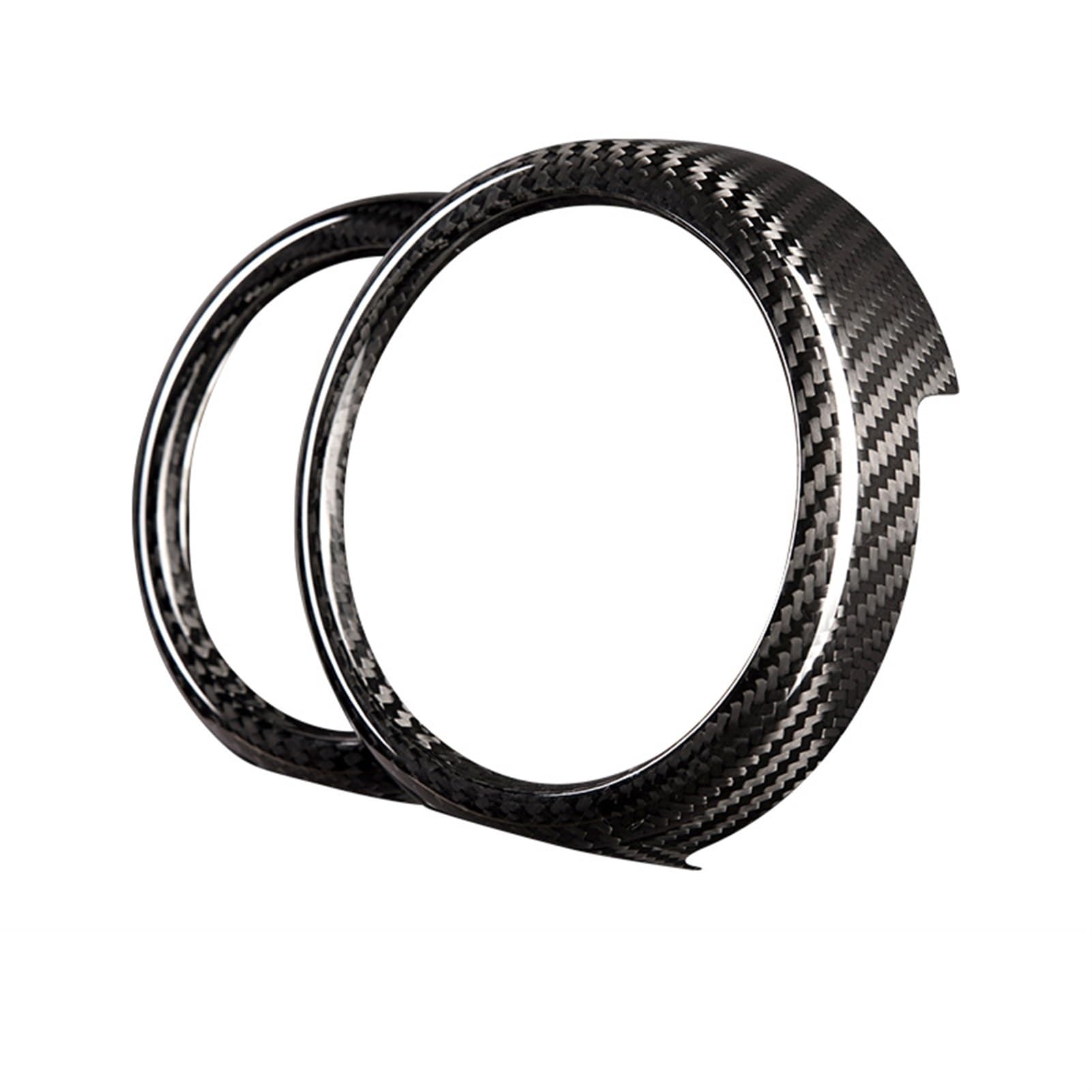 QASULER Geschwindigkeits-Dashboard-Drehzahlmesser-Kohlefaser-Dekorabdeckung, for, for Mini, Cooper S JCW F54 F55 F56 F57 F60 Modifikationszubehör Auto-Lüftungsgitter von QASULER