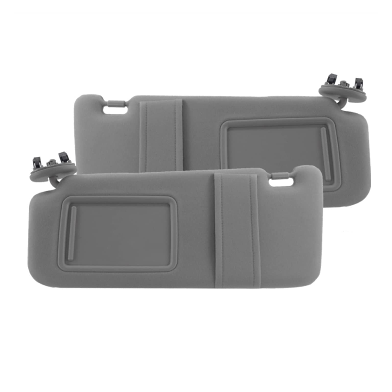 QASULER Grauer Organizer for Auto-Sonnenblende, Sonnenschutz, Fahrer- und Beifahrerseite, rechts und Links, for Toyota, for Camry 2007–2011, 7432006780B0 Auto-Sonnenblende von QASULER