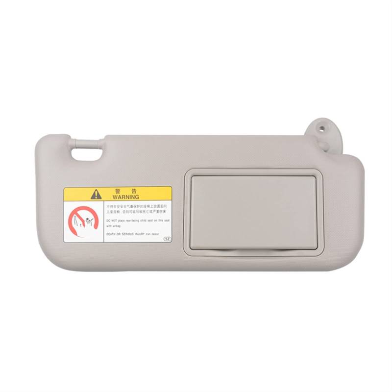 QASULER Innen-Sonnenblende vorne Links/rechts mit Make-up-Spiegel, for Toyota, for Corolla E160 E170 2014 2015 2016 2017 Auto-Sonnenblende(Gray Right) von QASULER