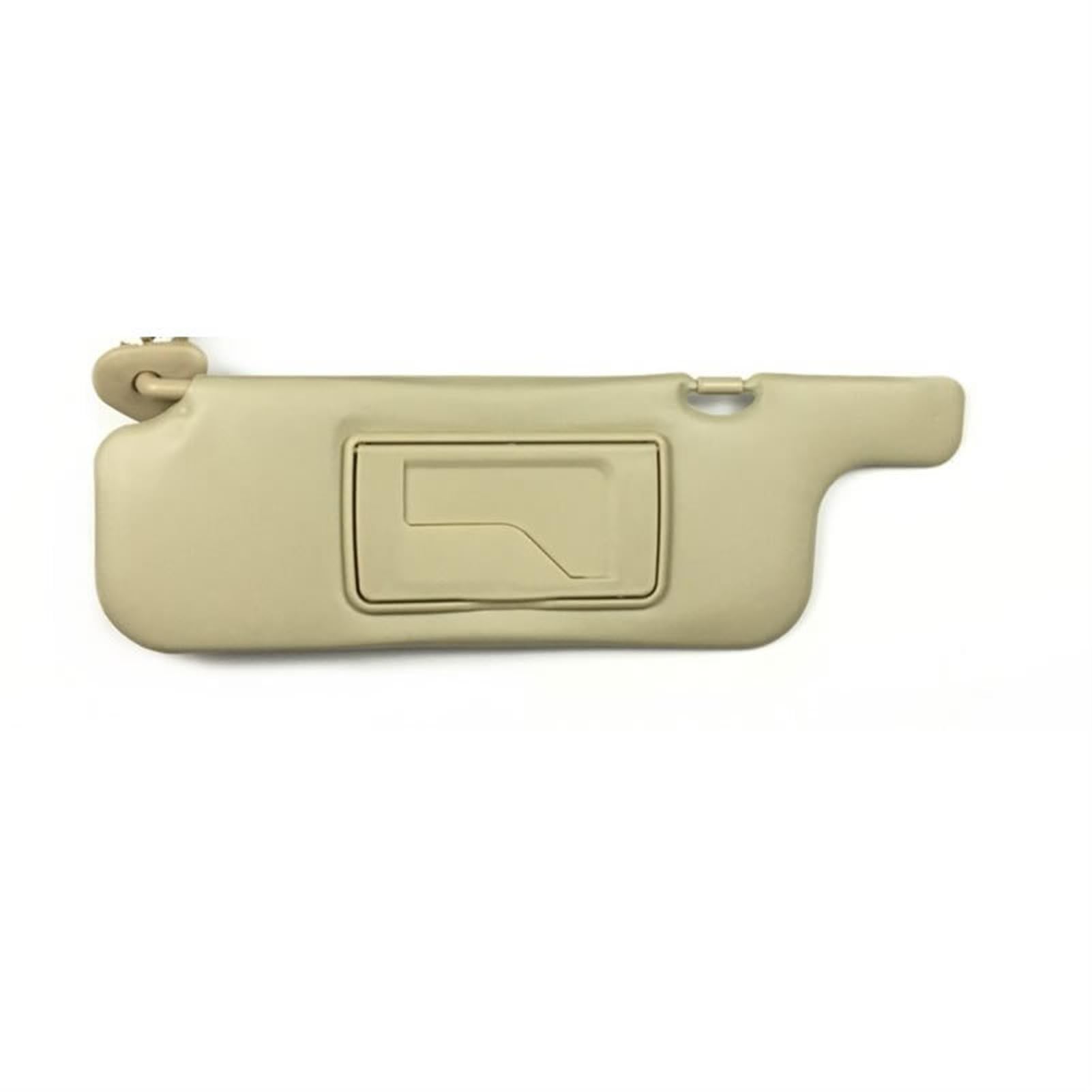 QASULER Innere Sonnenblende, Sonnenschutz, vordere Windschutzscheibe, Sonnenblende, blendfreier Sonnenschutz mit Spiegel-Set, for Toyota, for Corolla 2003–2012, Beige Auto-Sonnenblende(Left Side) von QASULER