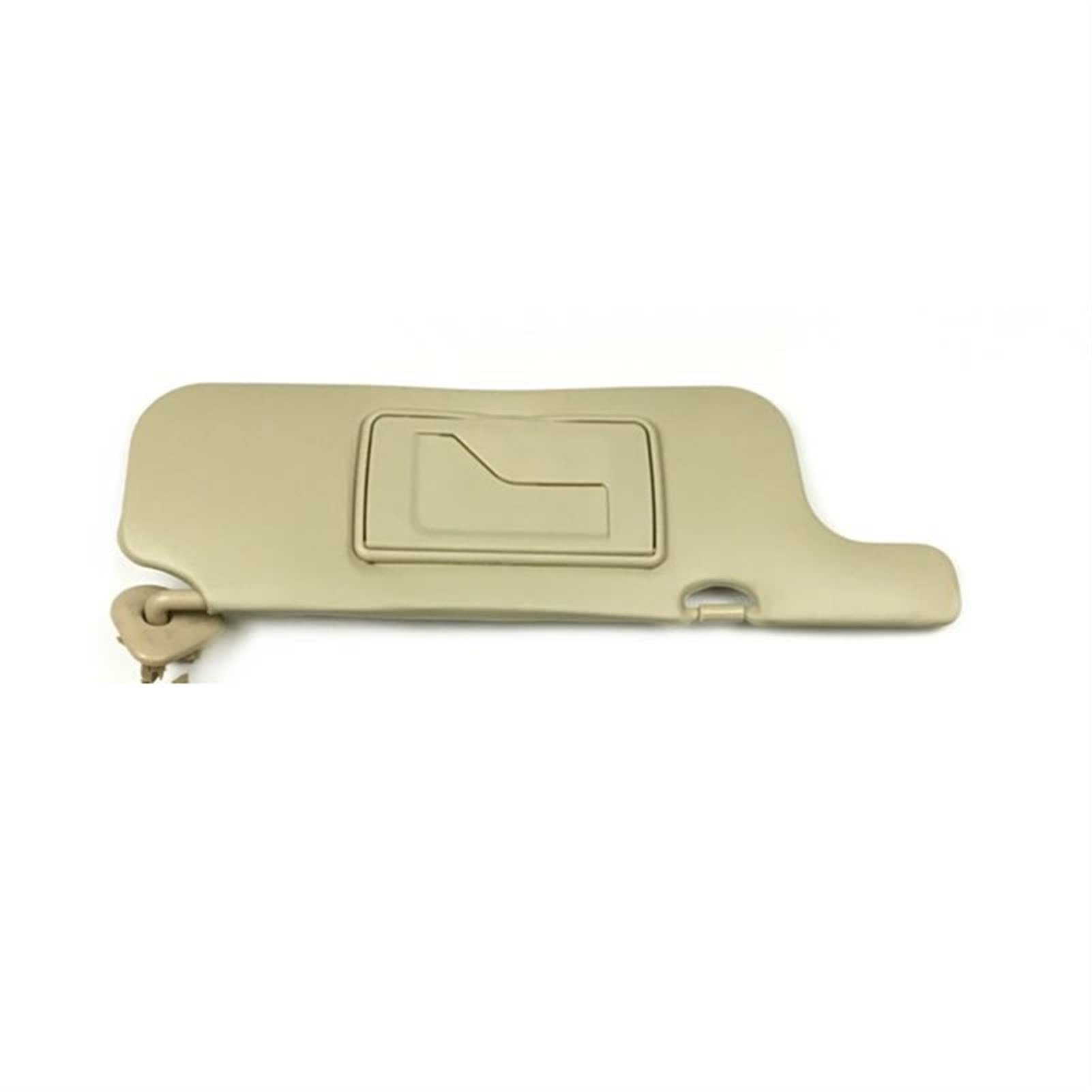 QASULER Innere Sonnenblende, Sonnenschutz, vordere Windschutzscheibe, Sonnenblende, blendfreier Sonnenschutz mit Spiegel-Set, for Toyota, for Corolla 2003–2012, Beige Auto-Sonnenblende(Right Side) von QASULER