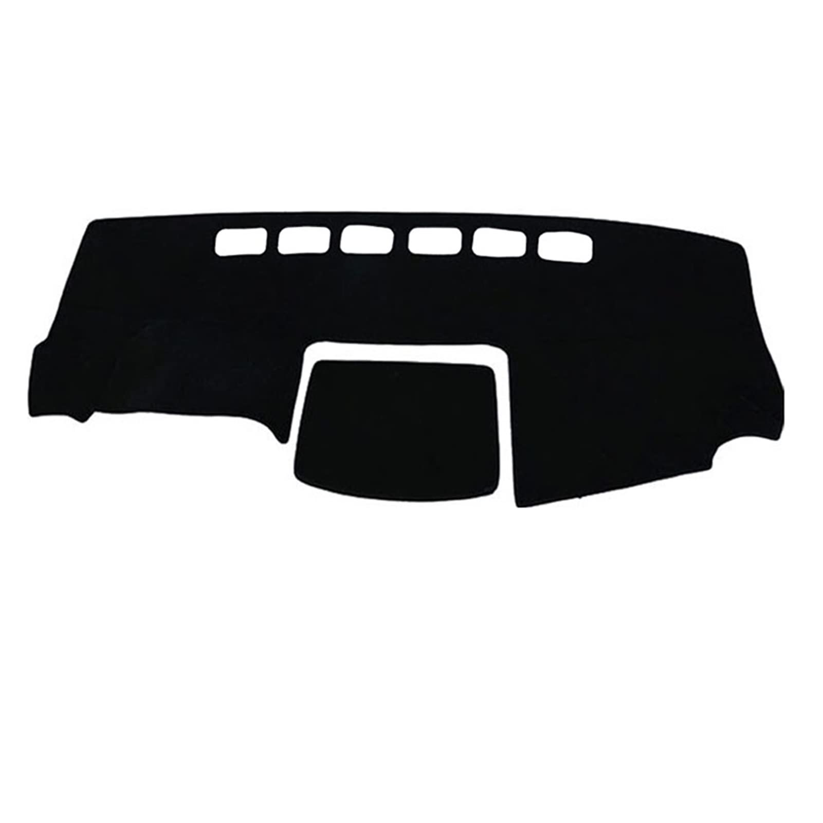 QASULER LHD Auto Armaturenbrett Abdeckung Armaturenbrett Matte Armaturenbrett Pad Teppich Anti-UV, for Nissan, NV200 2010-2018 Armaturenbrettabdeckung(Black) von QASULER