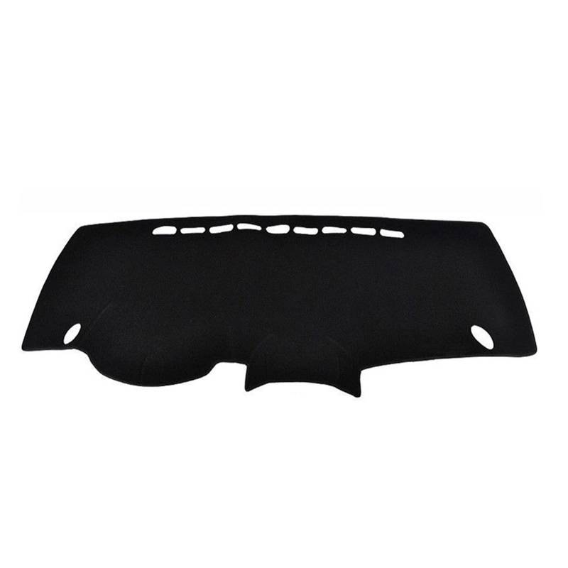 QASULER LHD Auto Armaturenbrett Abdeckung Matte Pad Dash Dashmat Sonnenschutz Instrument Teppich Fit, for Jazz, 2009-2013 Armaturenbrettabdeckung(Black(Black Edge)) von QASULER
