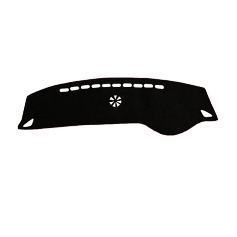 QASULER LHD RHD Dash Mat Teppich Cape Dashmat Sonnenschutz Anti-Sonne Auto Auto Innen Armaturenbrett Abdeckung, for Hyundai, Grandeur Azera 2006-2011 Armaturenbrettabdeckung(Black RHD) von QASULER