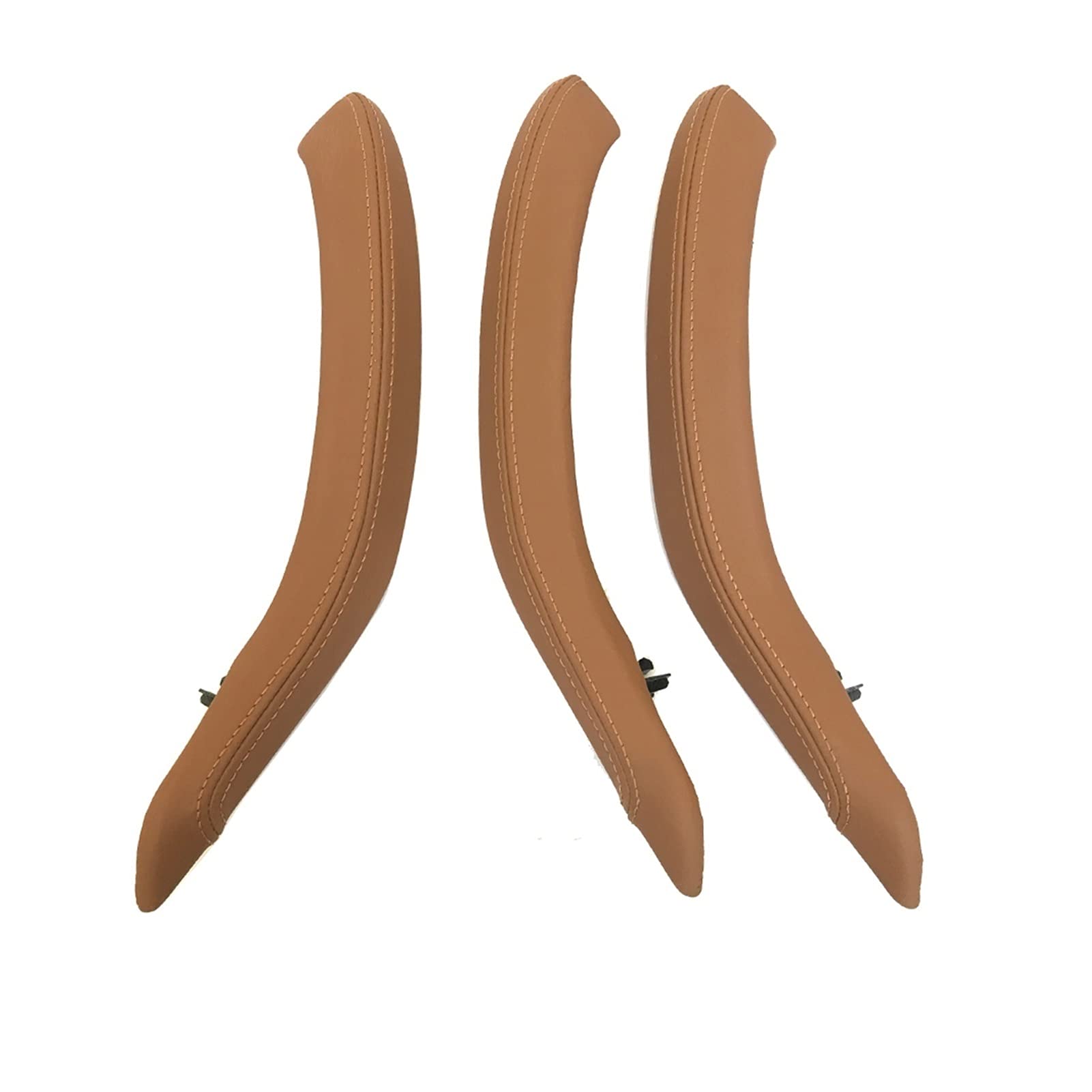 QASULER LHD RHD Verbesserter Innentürgriff-Außenlederbezugssatz, for, for X5 X6 F15 F16 2014-2018 Türgriffabdeckung aus Kohlefaser(LHD Champagne) von QASULER