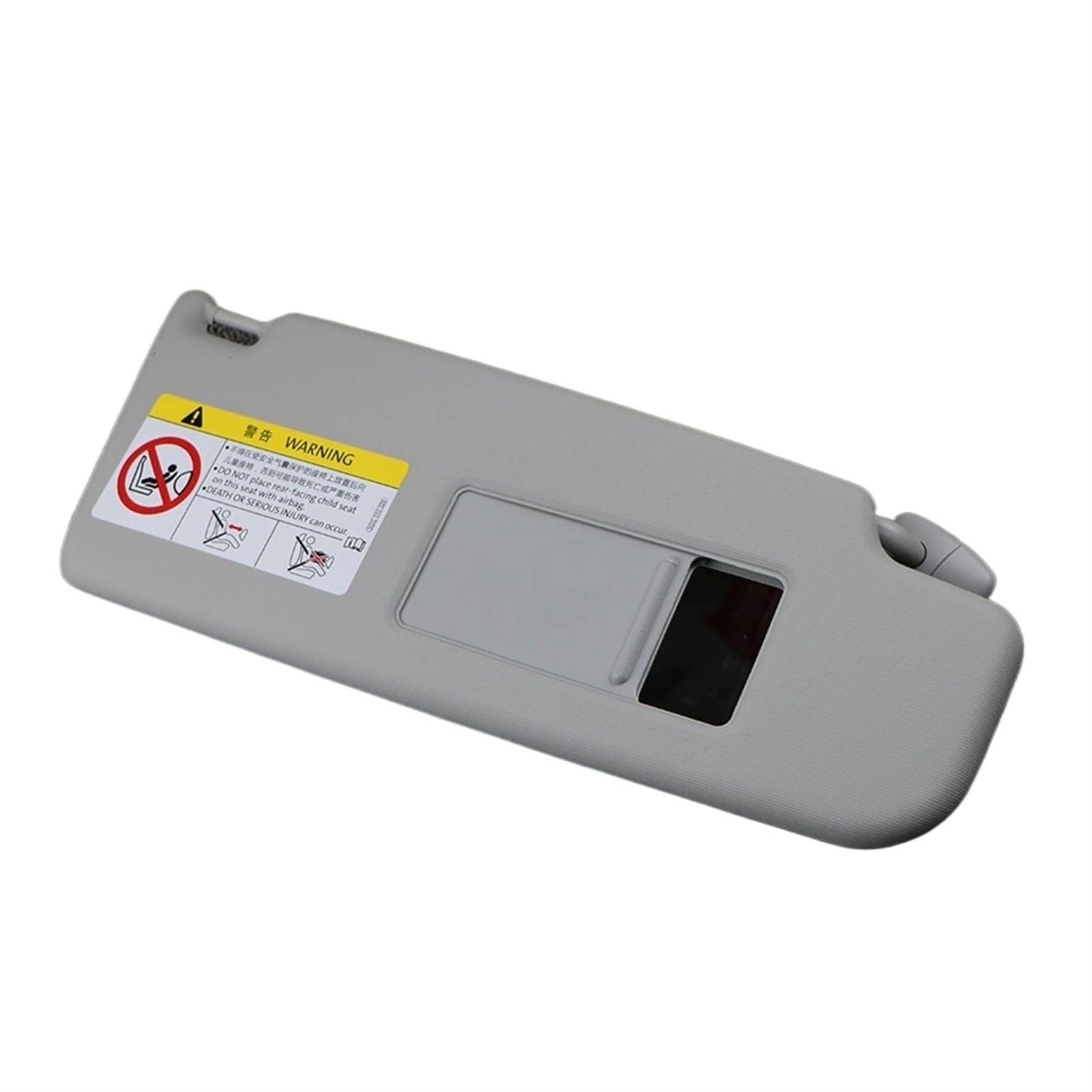 QASULER Linke graue vordere Sonnenblende mit Make-up-Spiegel, for VW, for Etta MK6 2012 2013 2014 2015 2016 2017 2018 2019, 16D857551 Auto-Sonnenblende(16D857552 Right) von QASULER