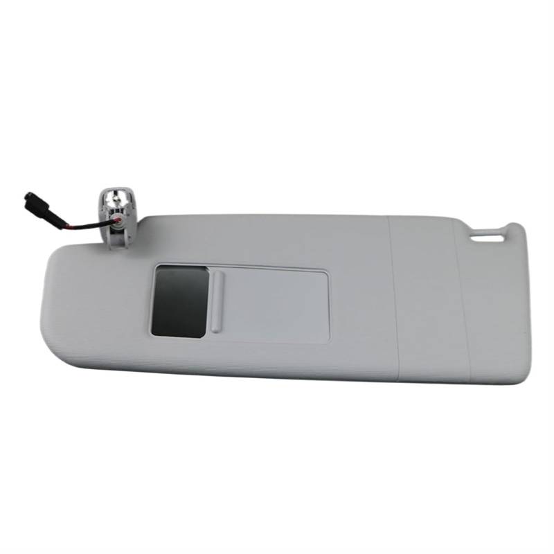 QASULER Linke graue vordere Sonnenblende mit Make-up-Spiegel, for VW, for Jetta, MK6 2012–2019, 16D857551 Auto-Sonnenblende(16D857551 Left) von QASULER