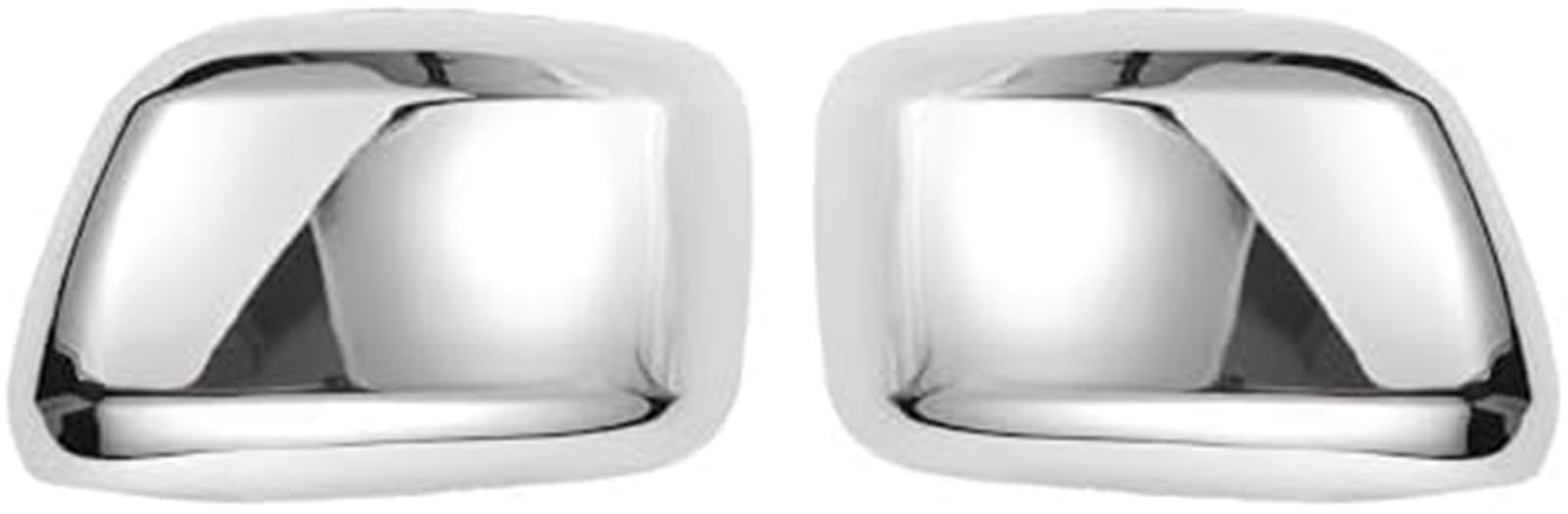 QASULER Paar Auto-Rückspiegel-Abdeckkappen for Fahrer- und Beifahrerseite, verchromt, for Nissan, NAVARA D40 Frontier, Spiegelschutzabdeckungen, Außendekoration Außenspiegelabdeckung von QASULER