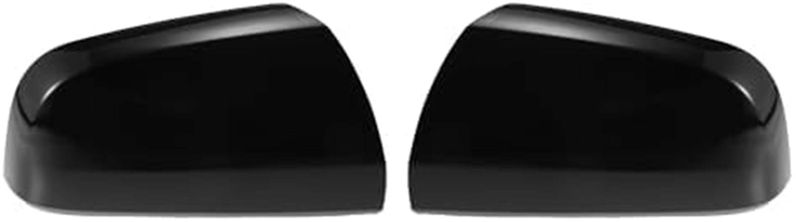 QASULER Paar Auto Rückspiegelabdeckungen for Fahrer- und Beifahrerseite, Ersatzkappen in Schwarz glänzend, for Opel Zafira B MK2 2009–2014, Spiegelschutzabdeckungen, Dekoration Außenspiegelabdeckung von QASULER
