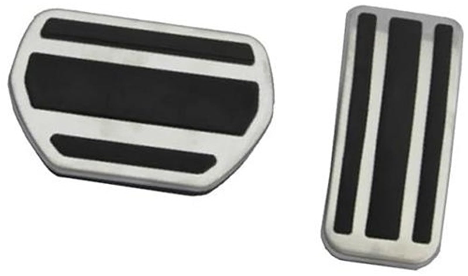 QASULER Pedalauflage, for Citroen, C4L, for Sega, for C4, for Sega, for Elysee, for C3-XR Pedal Bremse Kupplung Pedale Kit Abdeckung Gummiabdeckung für Kupplungsbremspedal(Black at) von QASULER