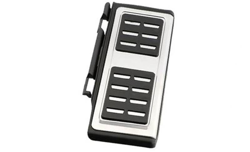 QASULER Pedalauflage, for Passat, for LIM, for VAR, for VIII 2015+ Teile Autopedale Fuß Kraftstoff Bremse Kupplungsdeckel Gummiabdeckung für Kupplungsbremspedal(Black Rest Pedal) von QASULER