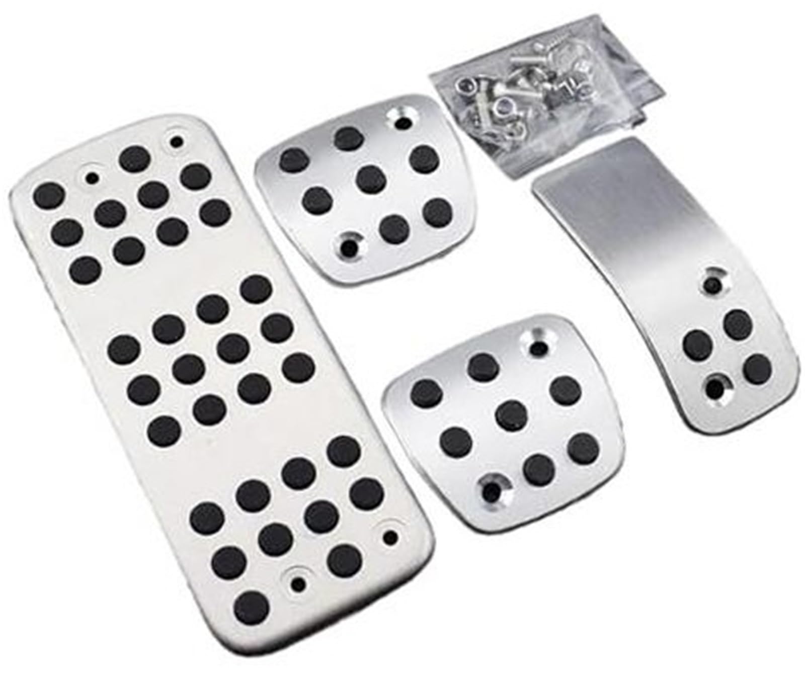 QASULER Pedalauflage, for Peugeot, 206 206CC CC at MT (Baujahr 2005 2006 2007 2008 2009) Styling Pedal Bremse Kupplung Pedale Kit Abdeckung Gummiabdeckung für Kupplungsbremspedal(Black MT) von QASULER