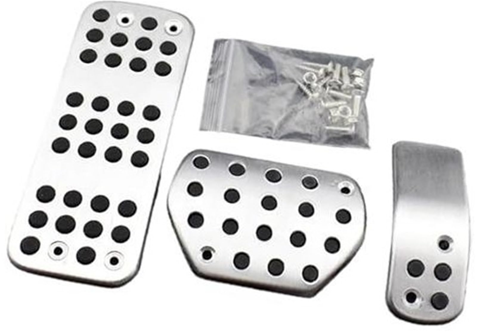QASULER Pedalauflage, for Peugeot, 207 301 307 208 2008 308 408 Zubehör Gasbremse Fußstütze Pedal Modifizierte Abdeckung Gummiabdeckung für Kupplungsbremspedal(Black at) von QASULER