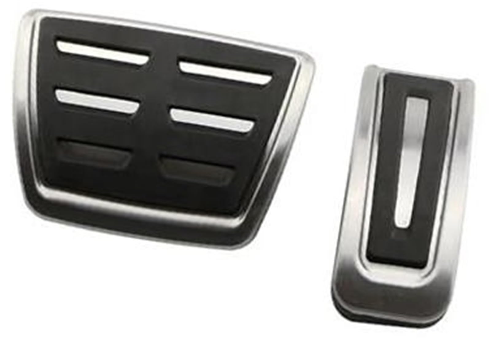 QASULER Pedalauflage, for VW, for POLO, for Bora, for Lavida, for Golf, MK4, for Santana, for Jetta, for MK4 (LHD) Auto Auto Kupplung Gas Bremspedalabdeckung Gummiabdeckung für Kupplungsbremspedal(BLA von QASULER