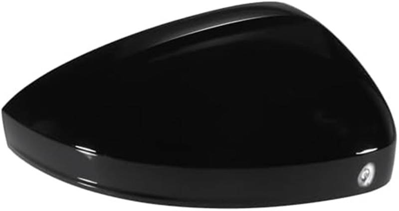 QASULER Rechte Auto-Außenspiegelabdeckung Hellschwarz, for VW, for Tiguan, 1 Stück Außenspiegelabdeckung von QASULER