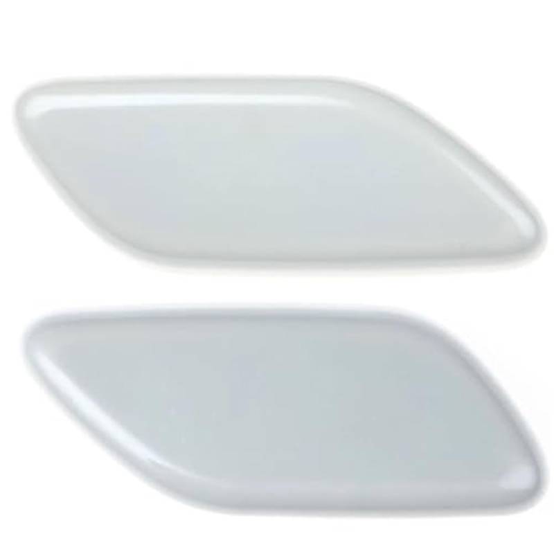 QASULER Scheinwerferwaschdüsenabdeckung, for Mazda, 3 Axela BK 2003–2008, 5-türige Frontstoßstange, Lampenwaschdeckel, BS3F-51-8G2A08 BS3F-51-8H2A08 Abdeckung für Autowaschdüsen(Black A Pair) von QASULER