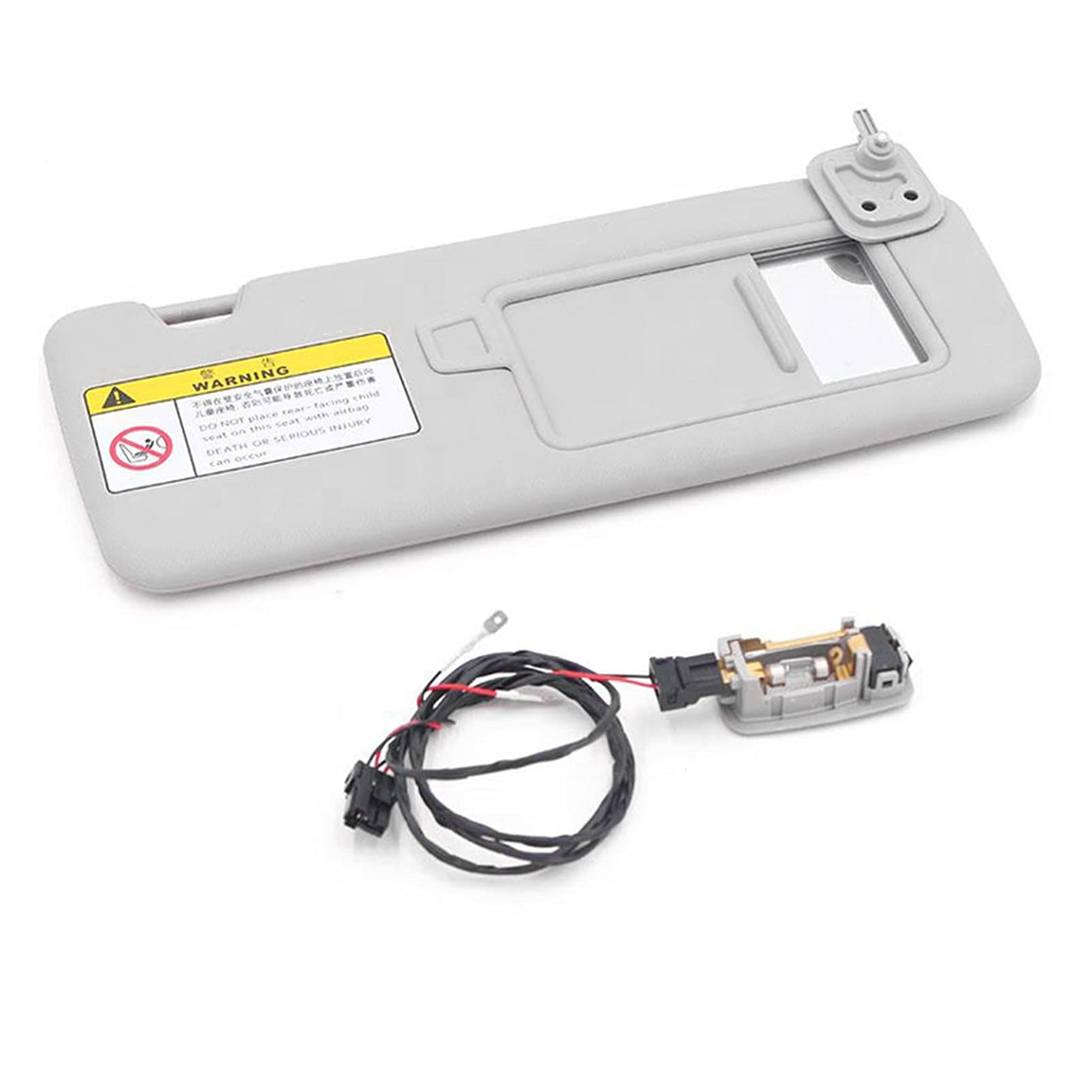 QASULER Sonnenblende Copilot Sonnenschutzbaugruppe, for Hyundai, for IX35 2018–2020 Auto-Sonnenblende(Right with lamp) von QASULER