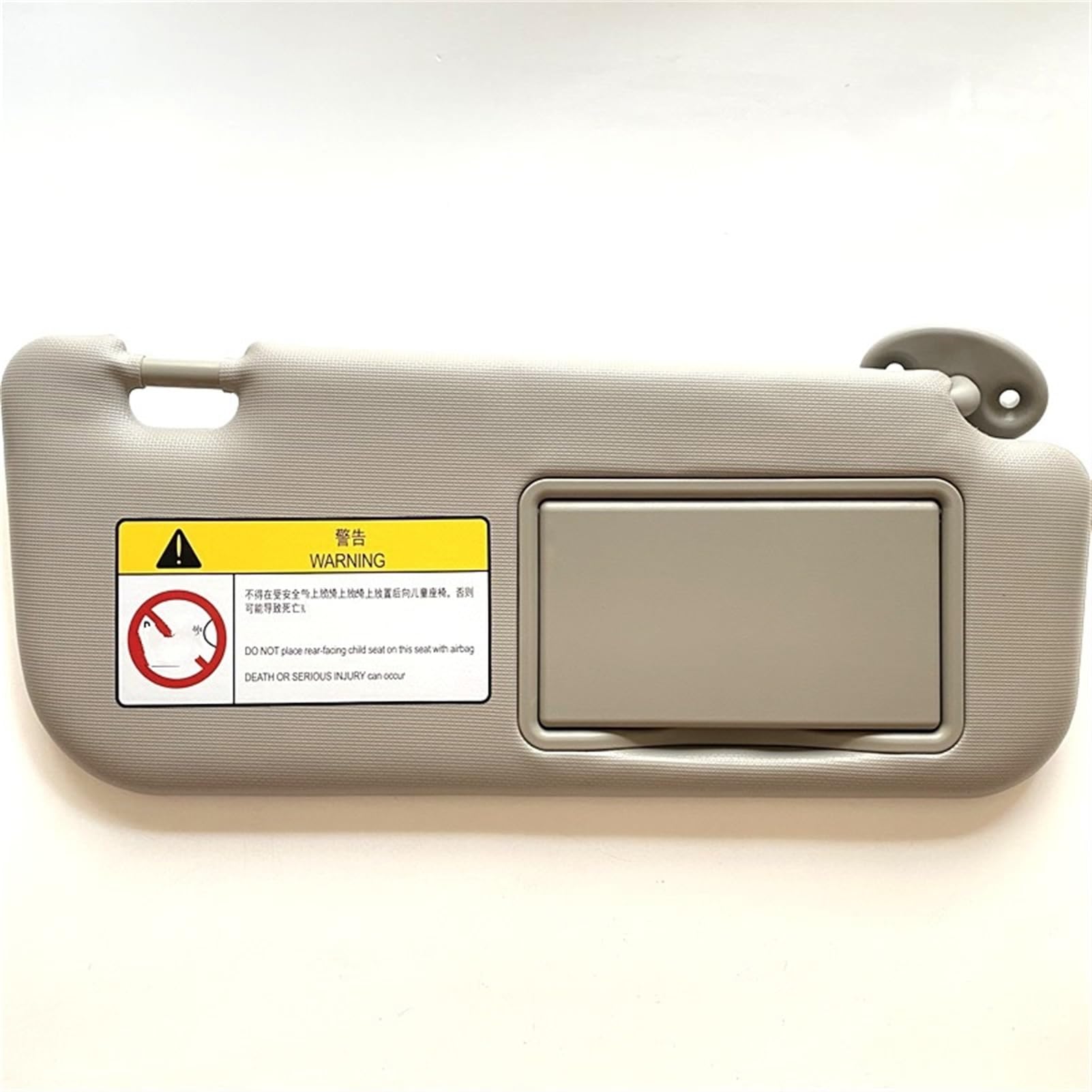 QASULER Sonnenblende Links/rechts Fahrerseite, for Toyota, for Corolla/Corolla Hybrid, 74320-02B21 74310-02K91 Auto-Sonnenblende(Right Gray) von QASULER