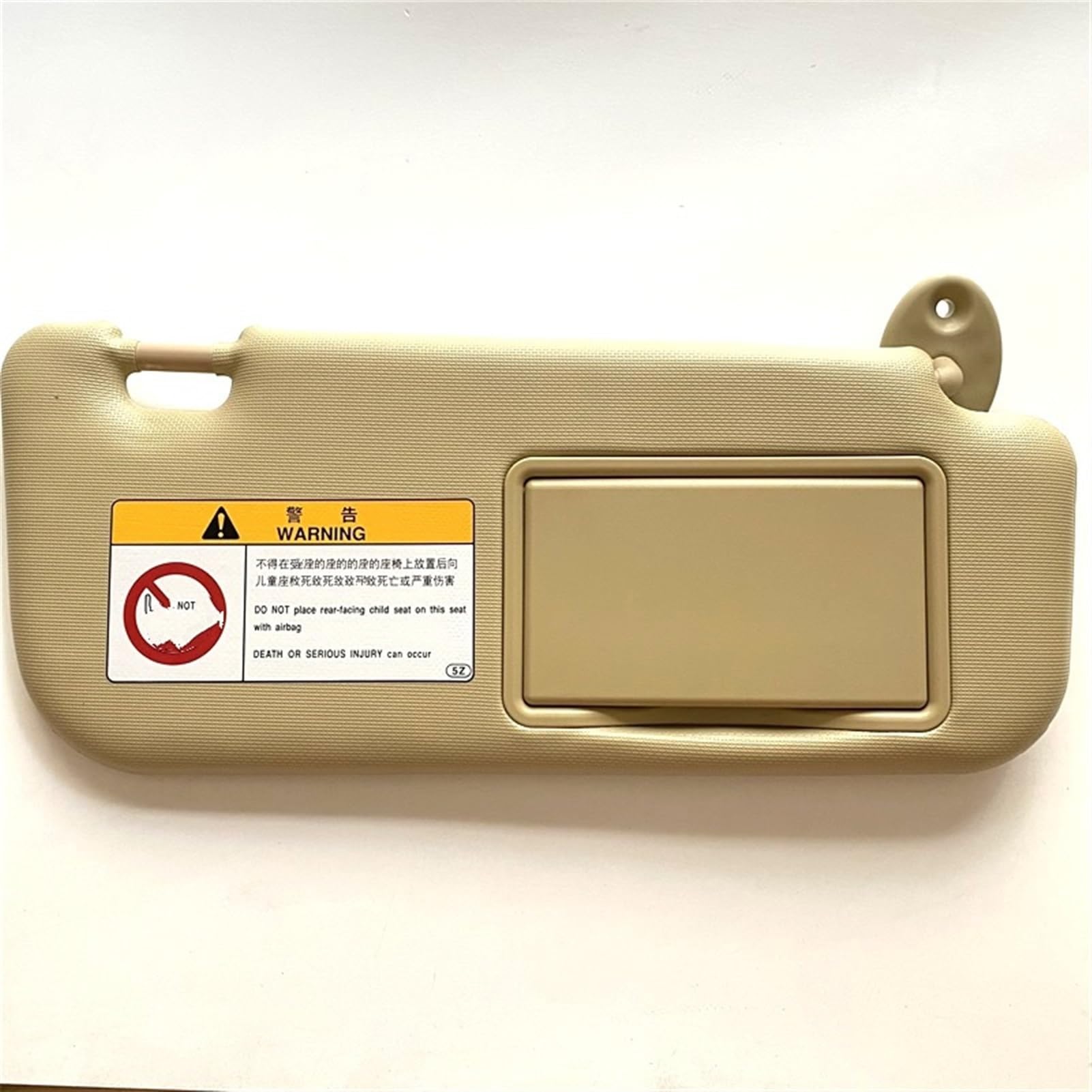QASULER Sonnenblende Links/rechts Fahrerseite, for Toyota, for Corolla/Corolla Hybrid, 74320-02B21 74310-02K91 Auto-Sonnenblende(Right beige) von QASULER