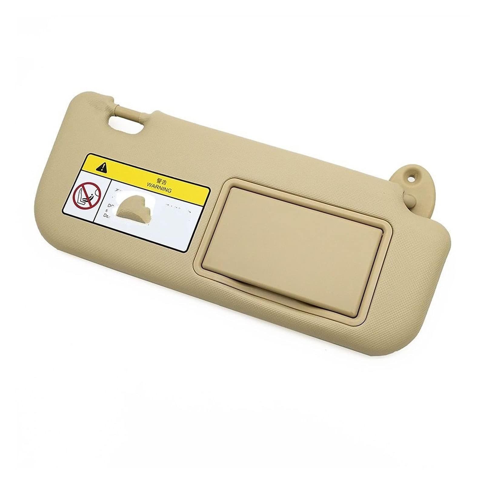 QASULER Sonnenblende Windschutzscheibe Sonnenschutz Sonnenschutz mit Spiegel, for Toyota, for Corolla 2014 2015 2016 2017 2018, Beige Auto-Sonnenblende(Right beige) von QASULER